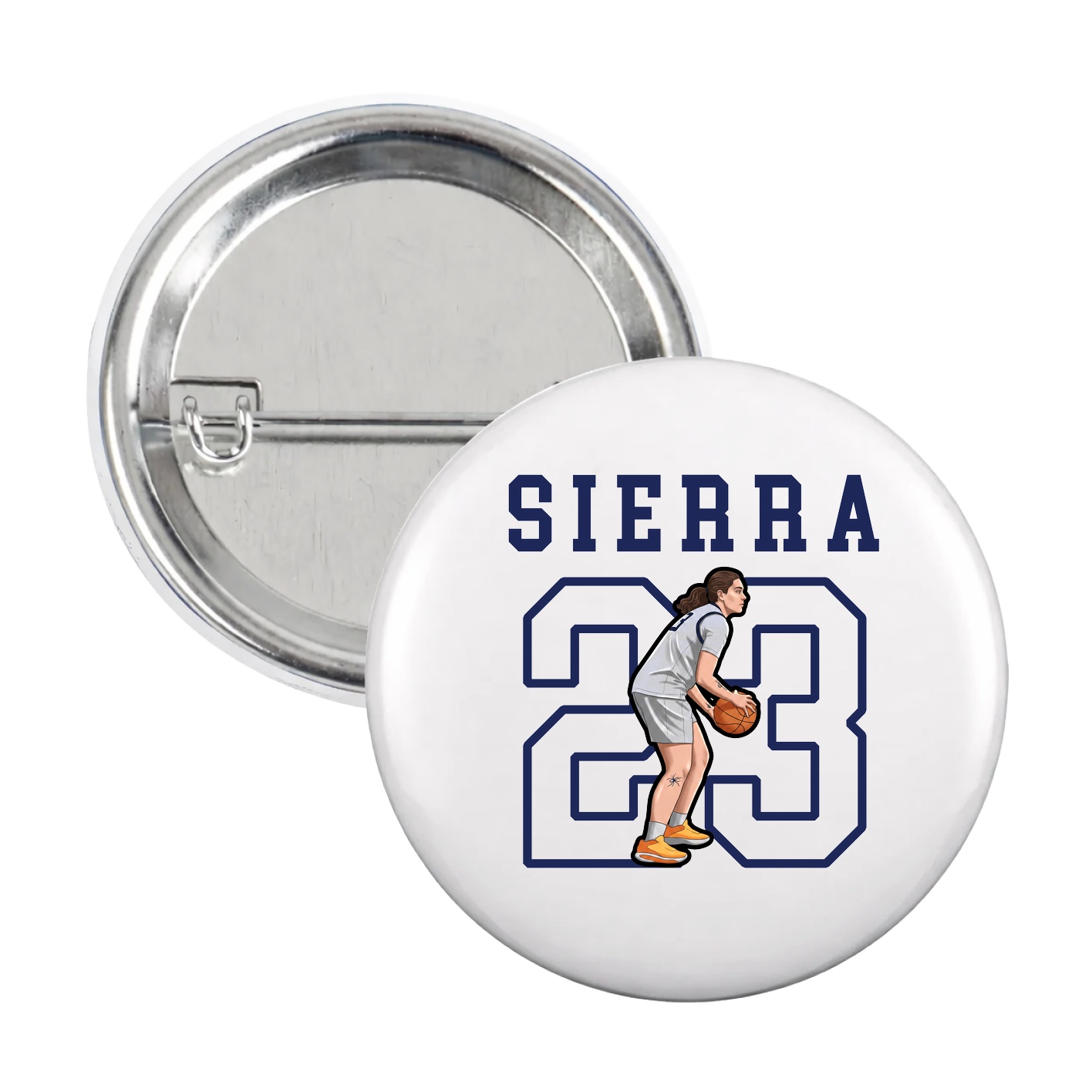 Game Day Button — Shirsey in White