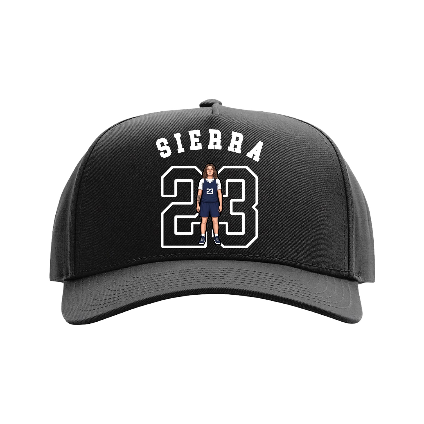 Full Fabric Five-Panel Champ Cap