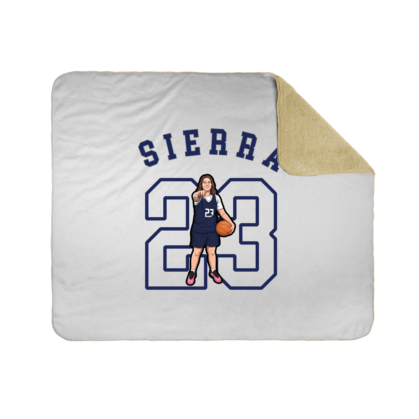 Throw Blanket — Shirsey Arch in White