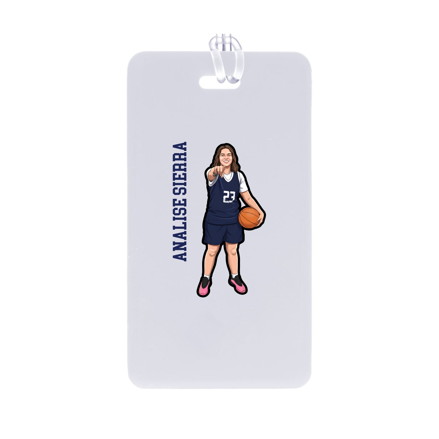 Bag Tag — Name Vertical in Classic