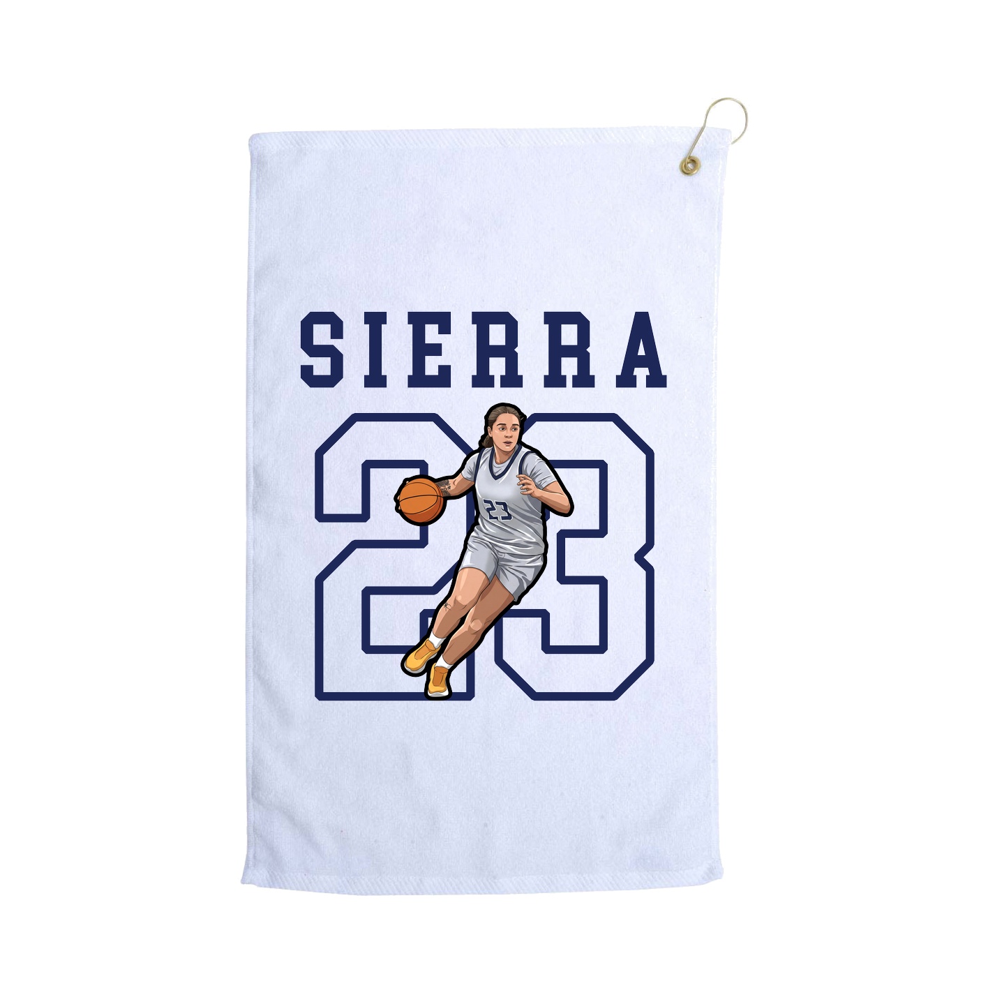Golf Towel — Shirsey in White