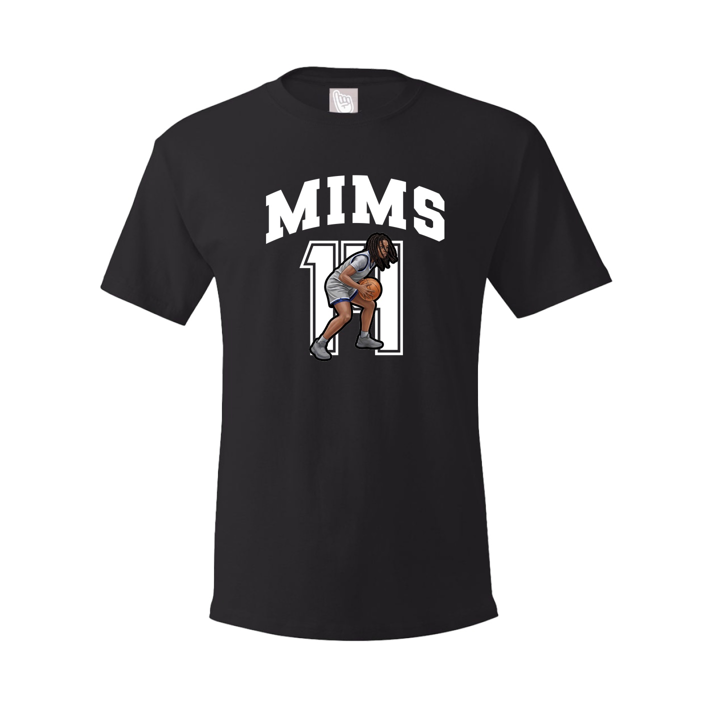 Youth Tee — Number in Black