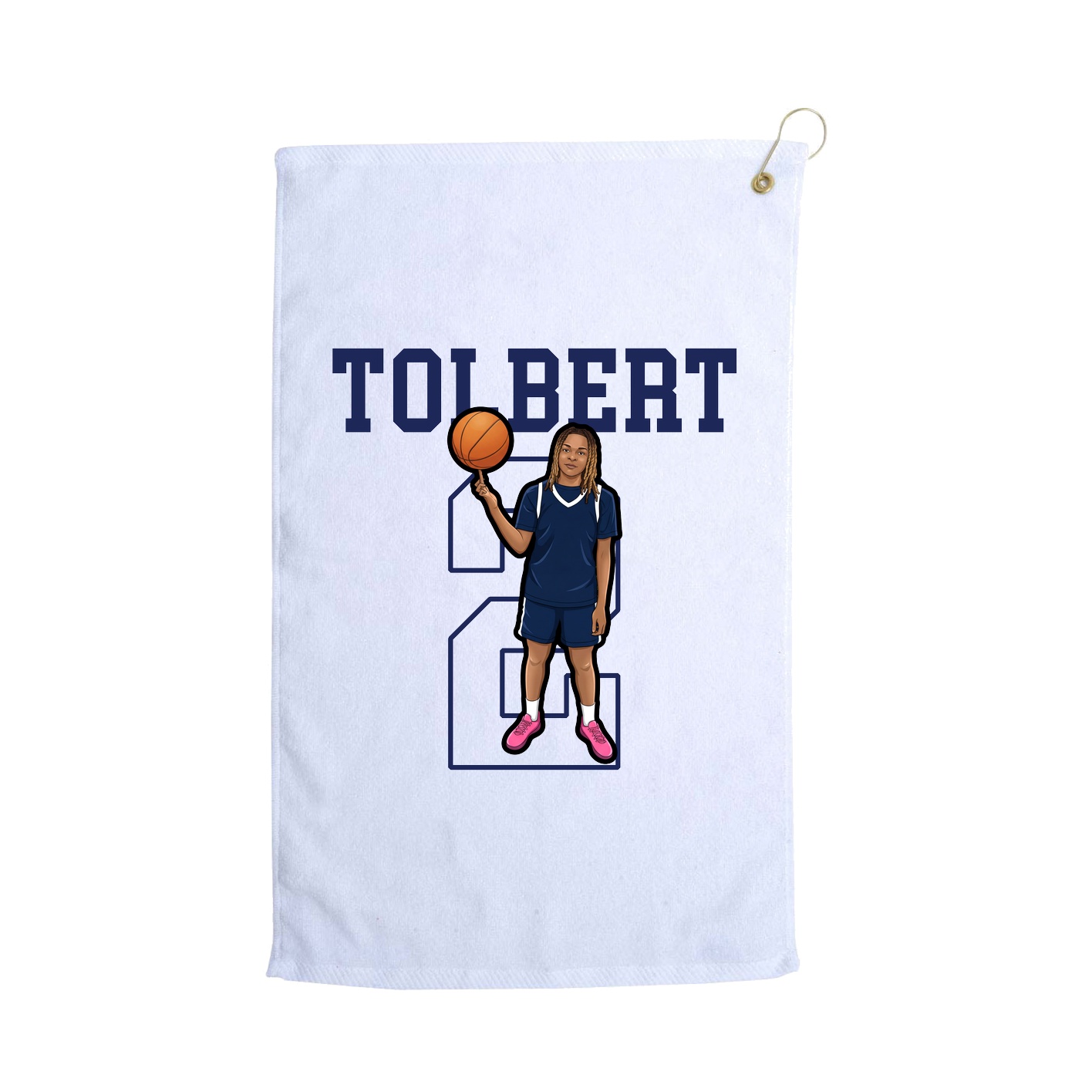 Golf Towel — Shirsey in White