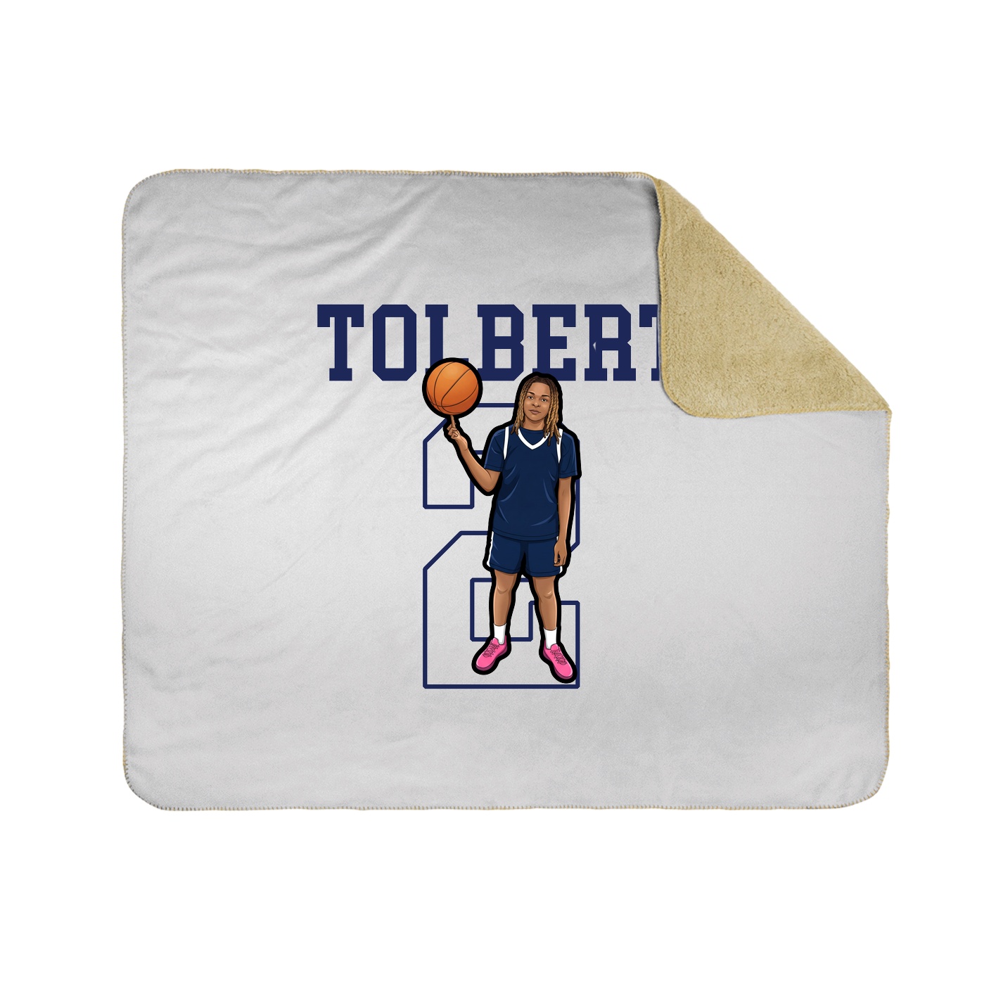 Throw Blanket — Shirsey in White