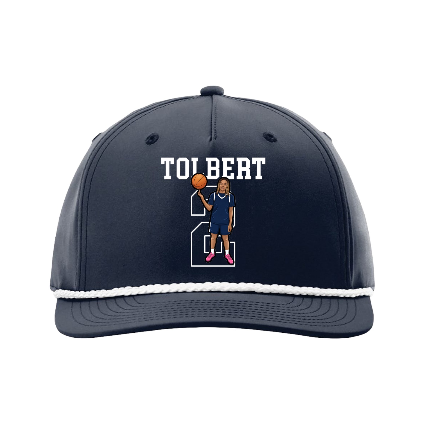 Five-Panel Classic Rope Cap — Shirsey in Navy