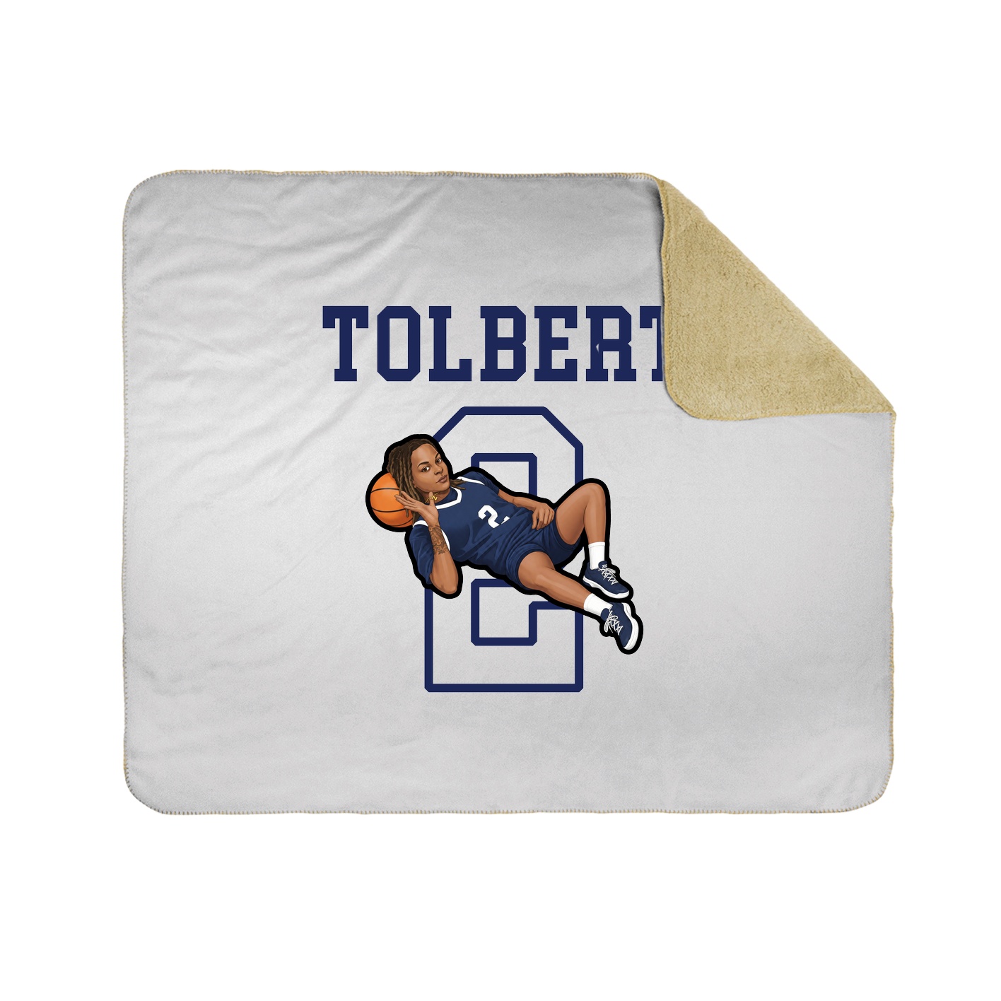 Throw Blanket — Shirsey in White