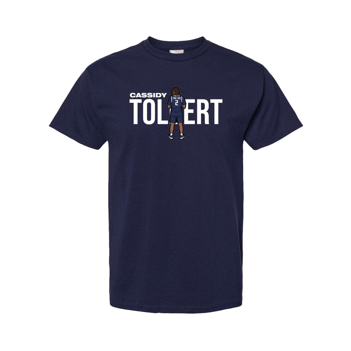 Tee — Player Name in Navy