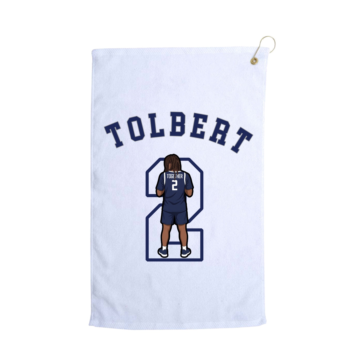 Golf Towel — Shirsey Arch in White