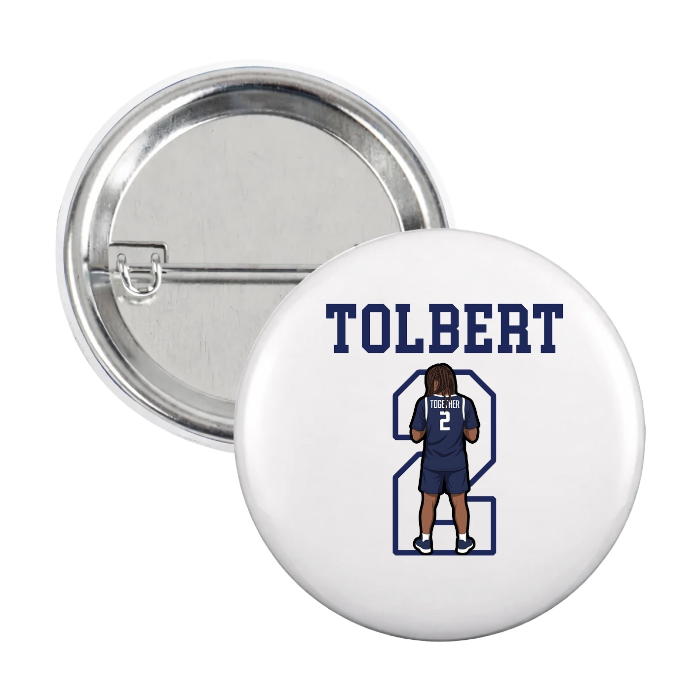 Game Day Button — Shirsey in White