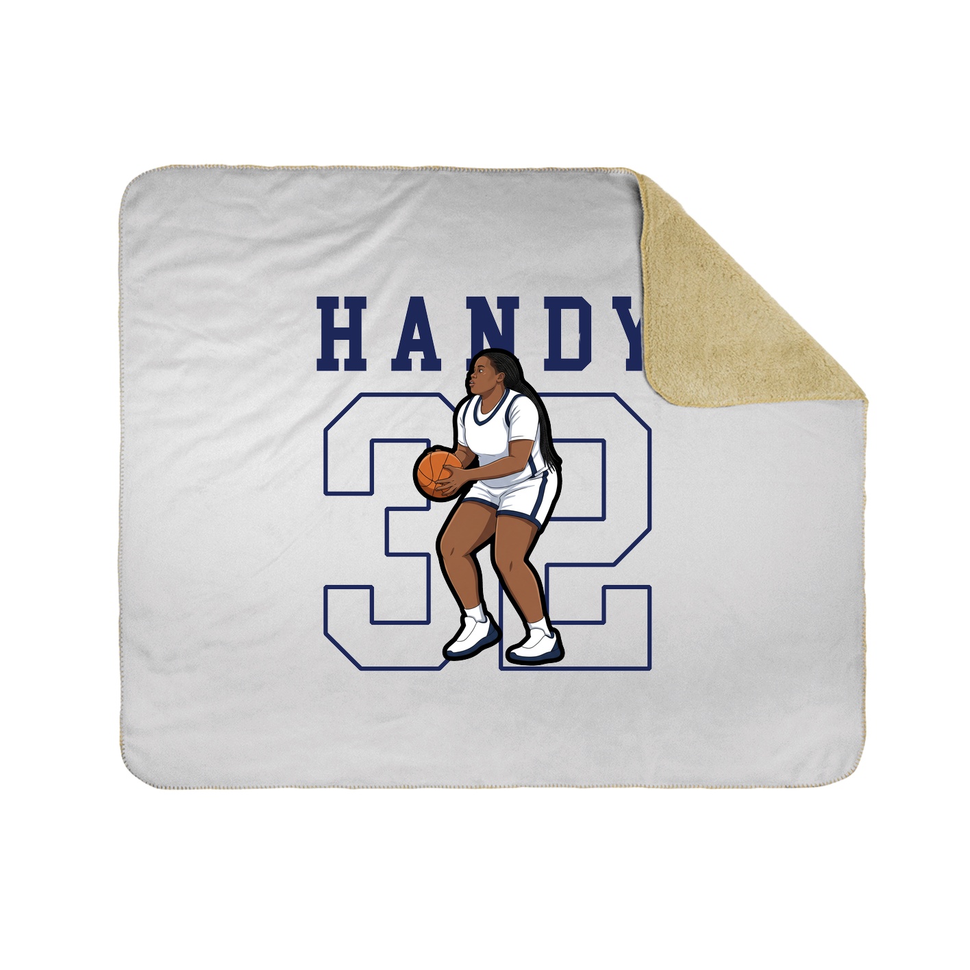 Throw Blanket — Shirsey in White