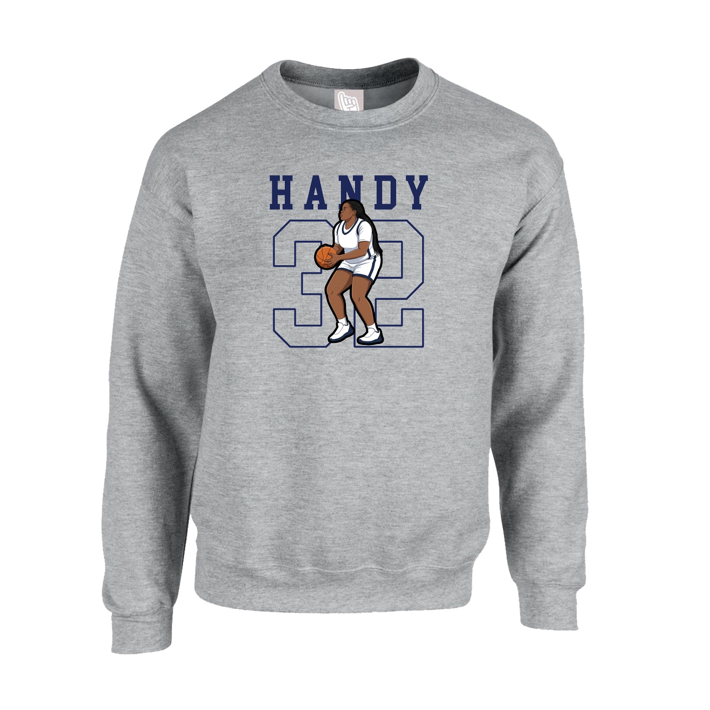 Fleece Crew — Shirsey in Grey