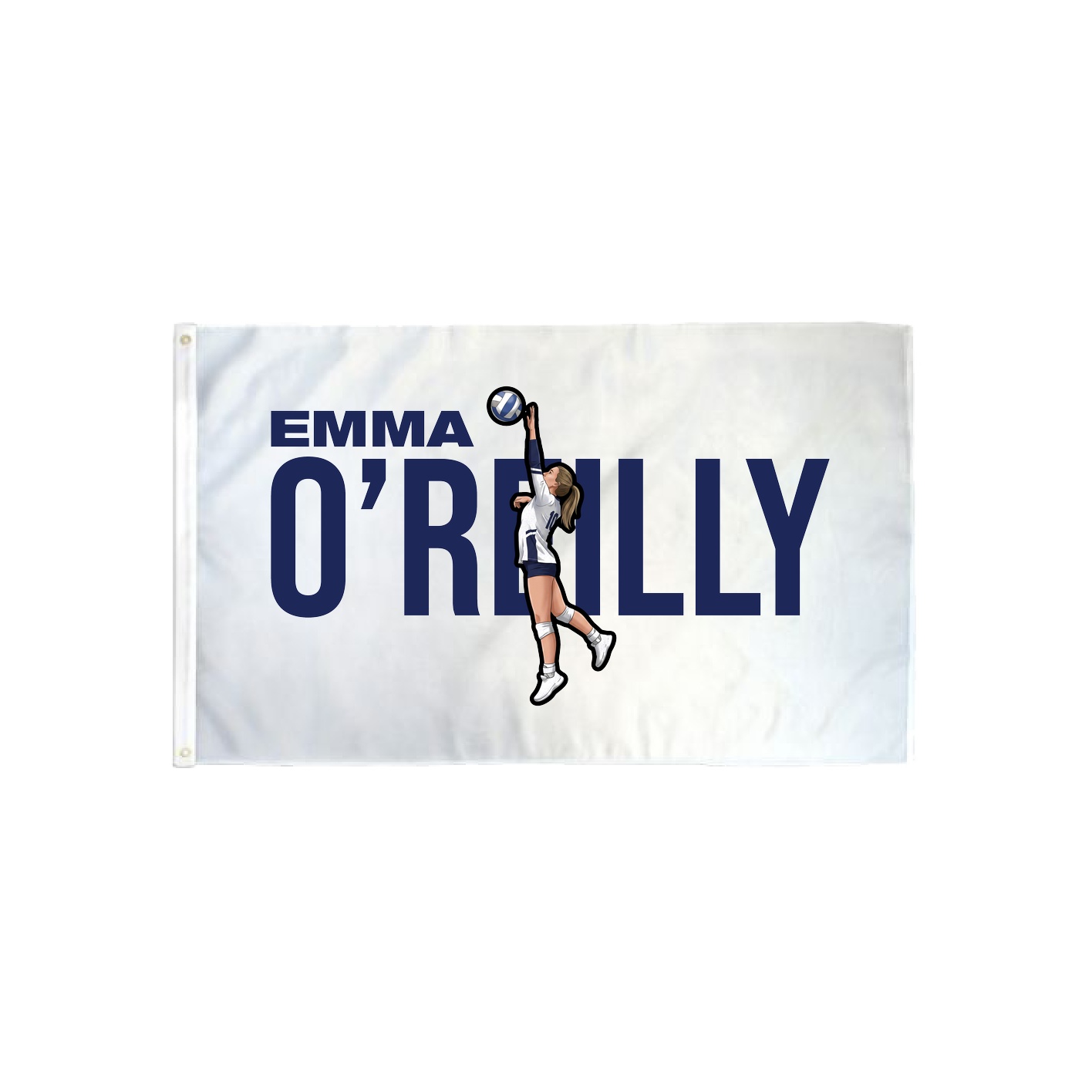 3x5 Flag — Player Name in Classic