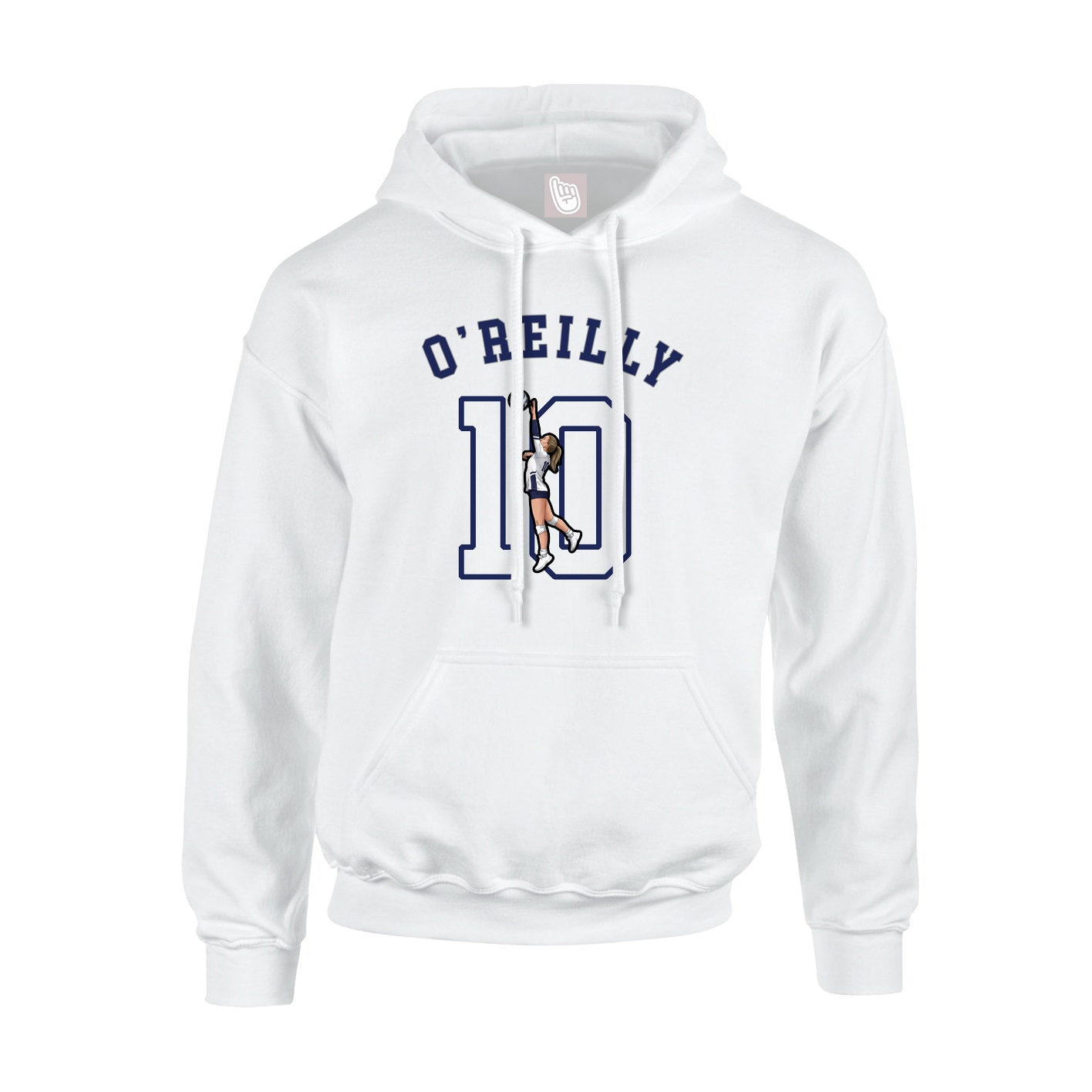 Hoodie — Shirsey Arch in White
