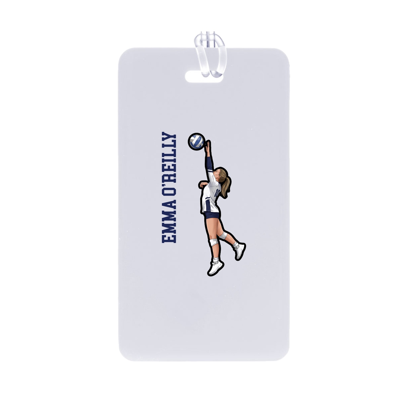 Bag Tag — Name Vertical in Classic
