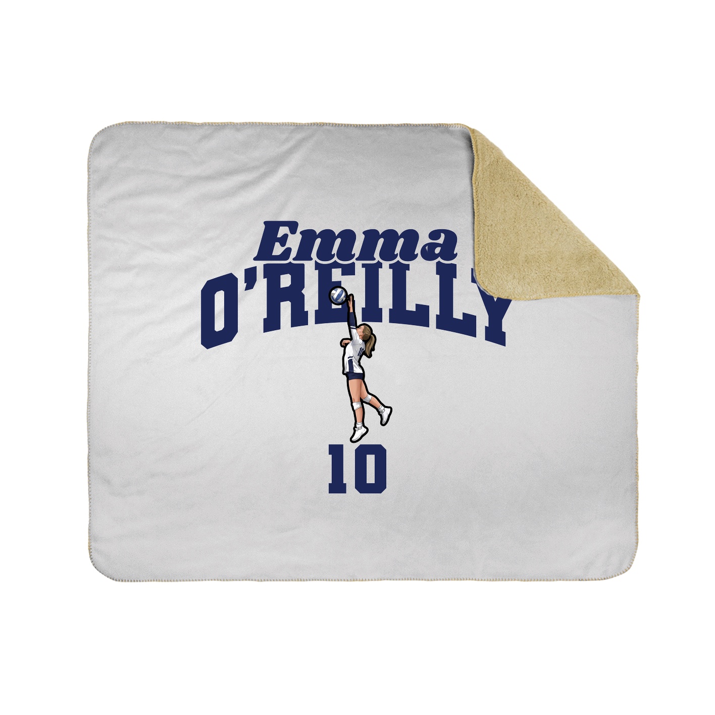 Throw Blanket — Signature Arch in White