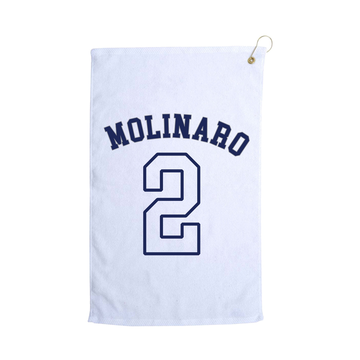 Golf Towel — Shirsey Arch in White