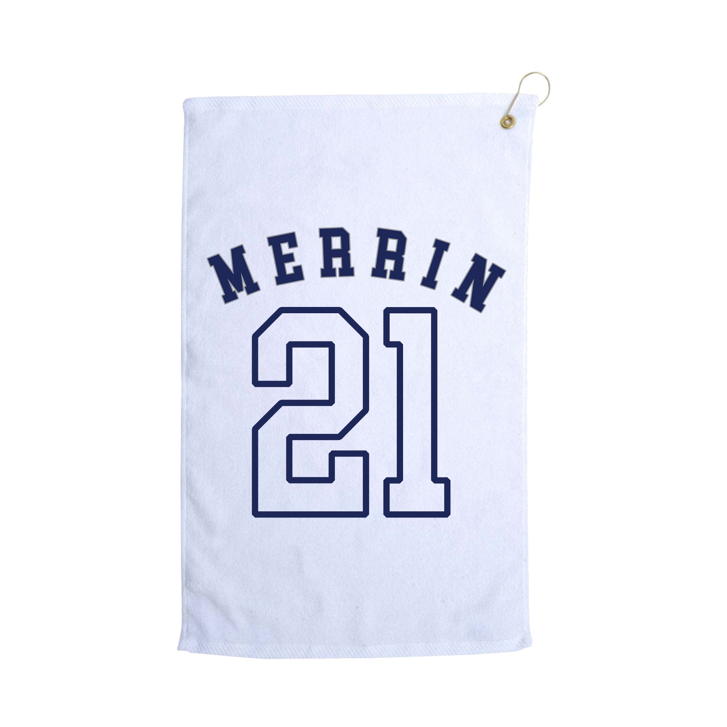 Golf Towel — Shirsey Arch in White