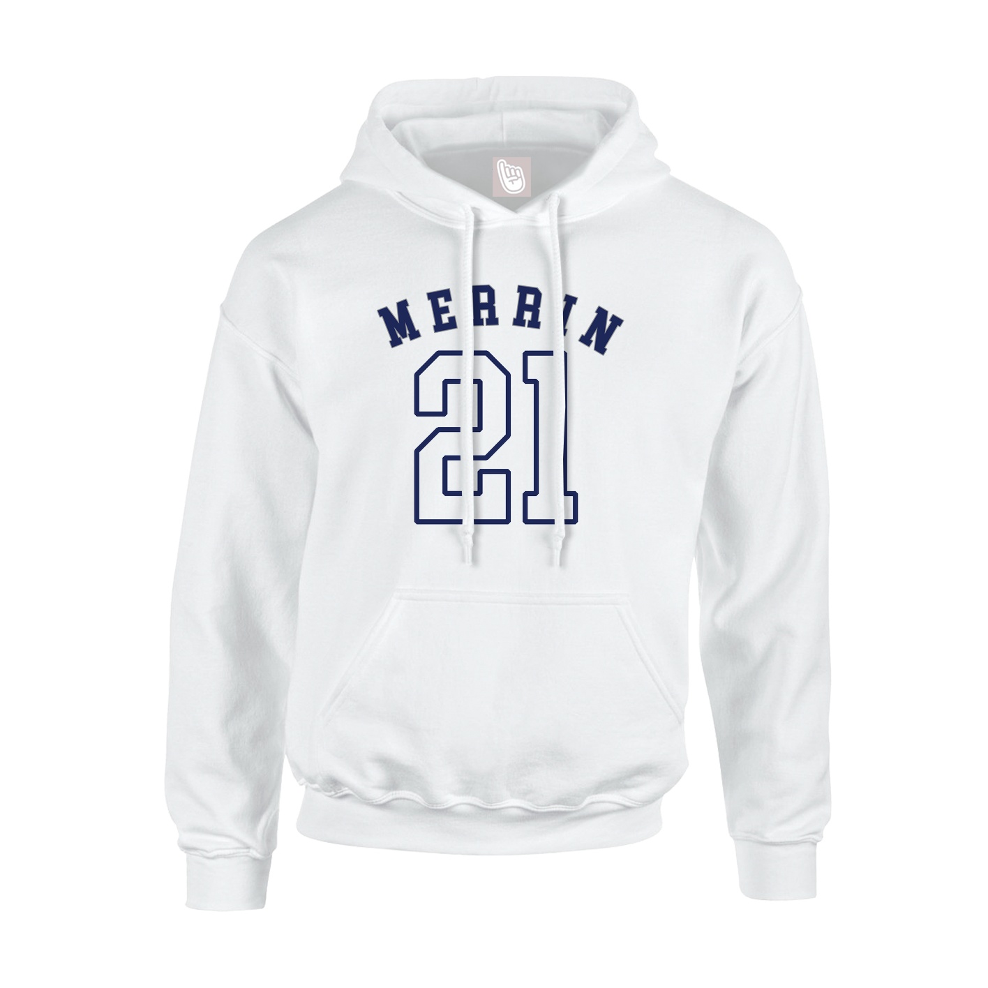 Hoodie — Shirsey Arch in White
