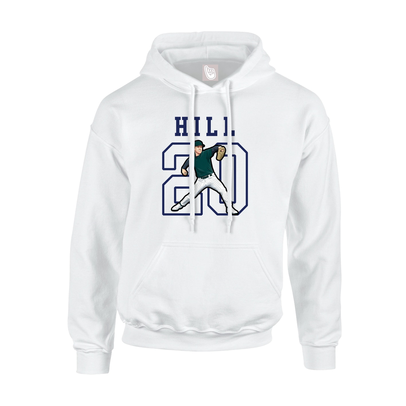 Hoodie — Shirsey in White