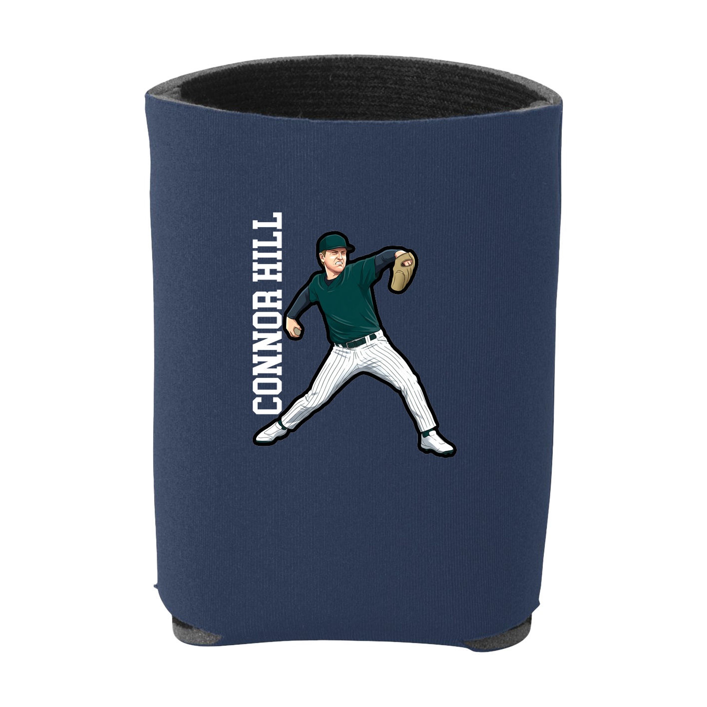 Can Holder — Name Vertical in Navy