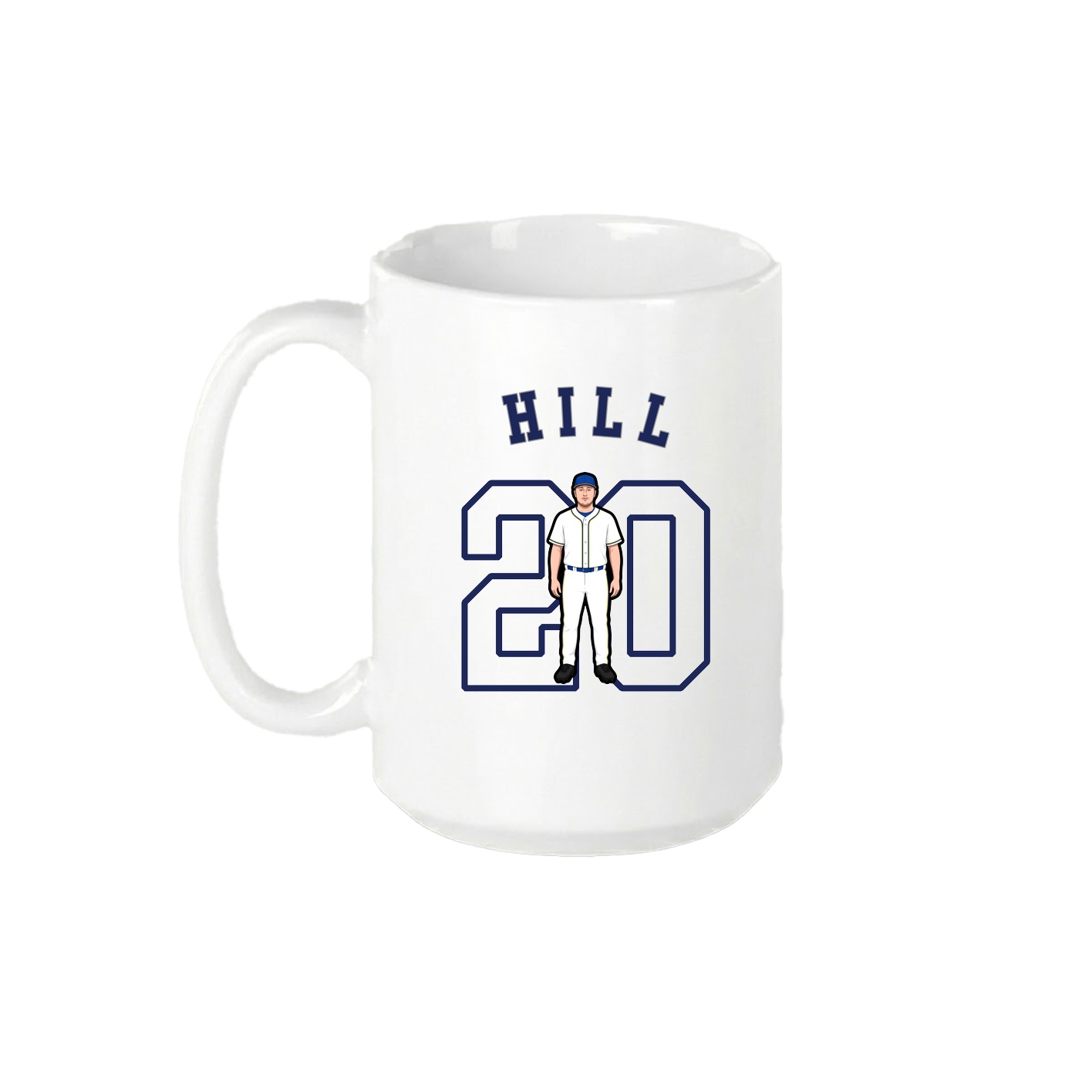 15oz Coffee Mug — Shirsey Arch in White