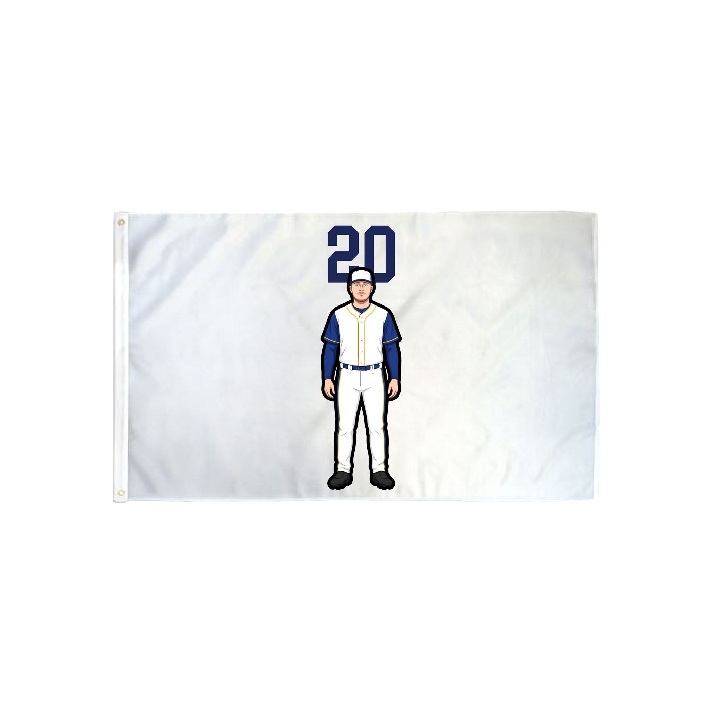 3x5 Flag — Number Top in Classic