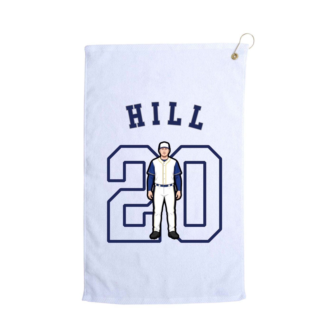 Golf Towel — Shirsey Arch in White