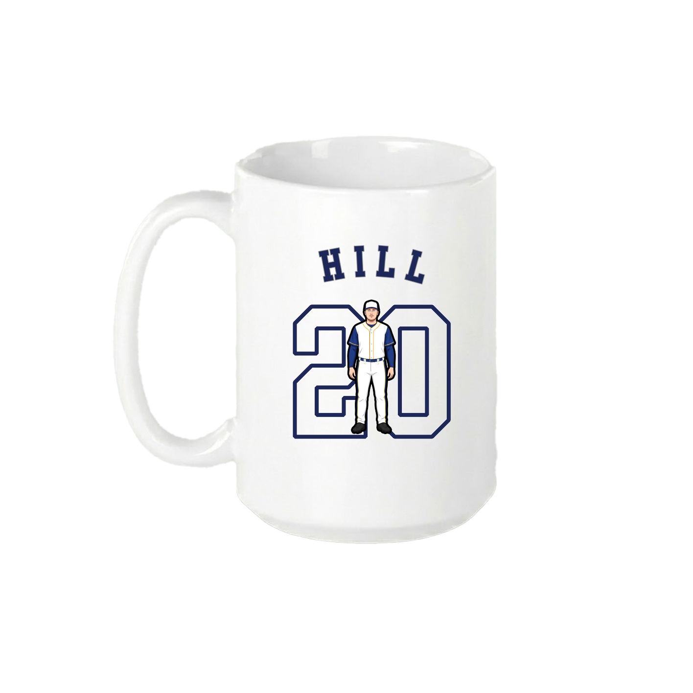 15oz Coffee Mug — Shirsey Arch in White