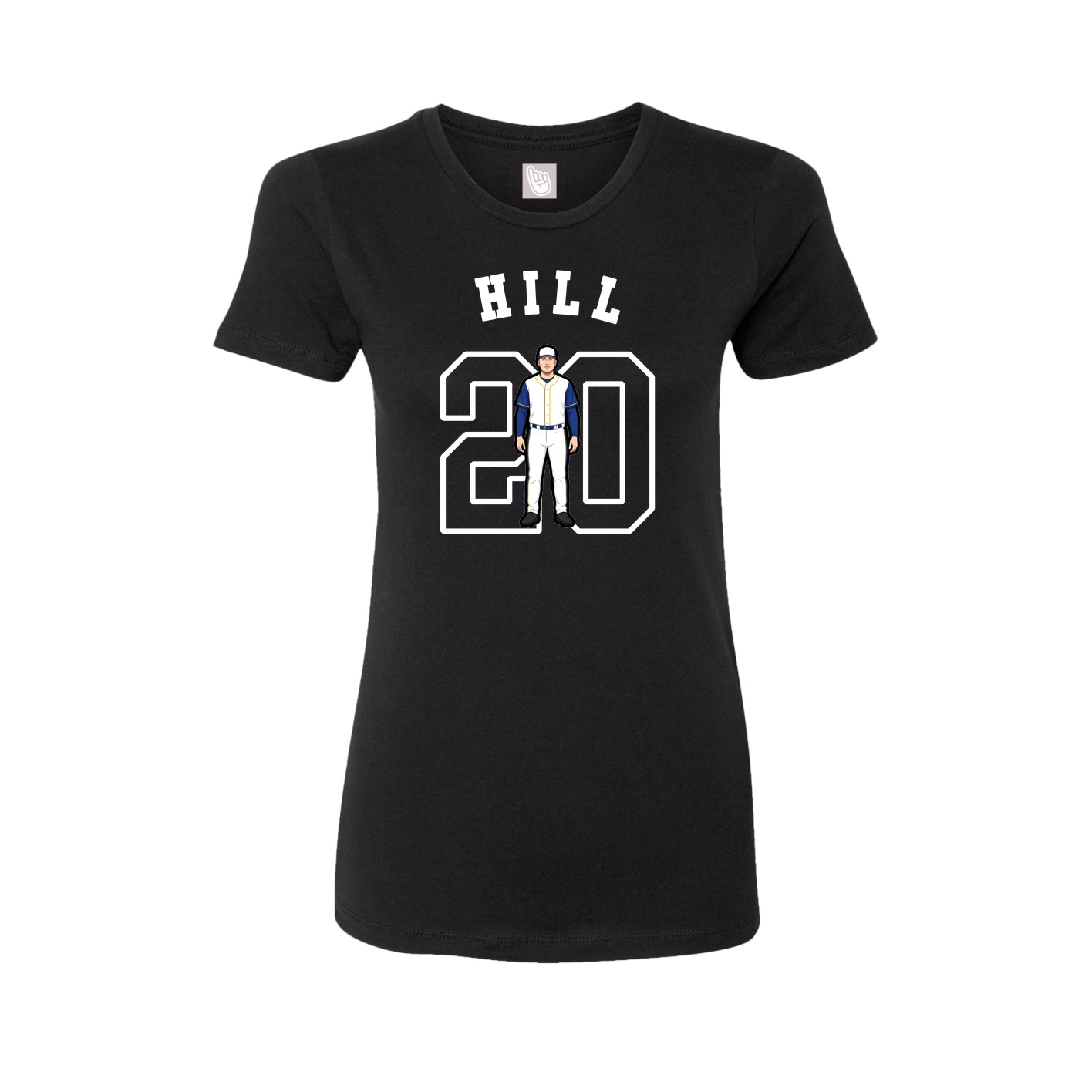 Fitted Women's Tee — Shirsey Arch in Black