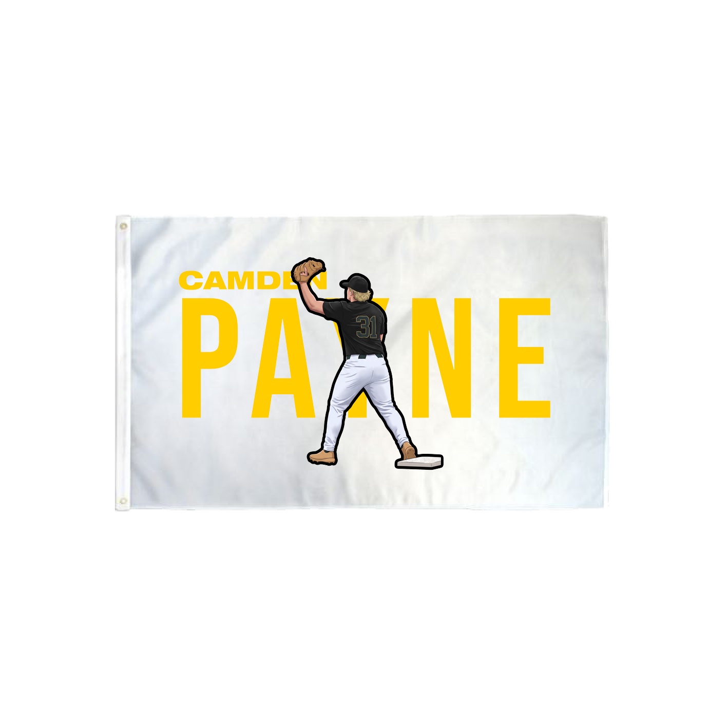 3x5 Flag — Player Name in Classic