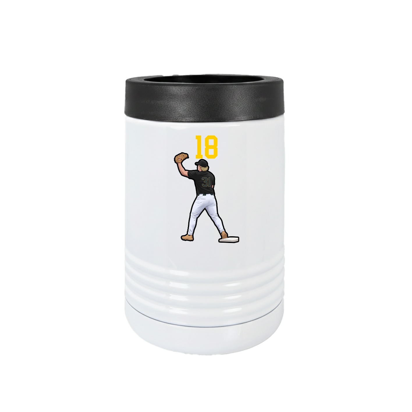 Beverage Holder — Number Top in White