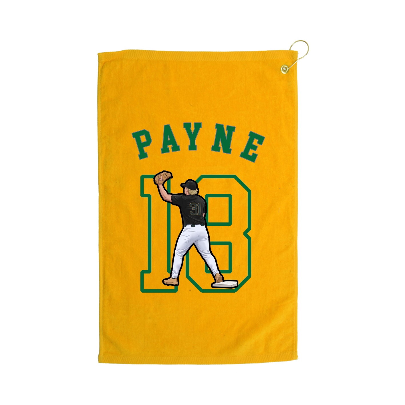 Golf Towel — Shirsey Arch in Gold