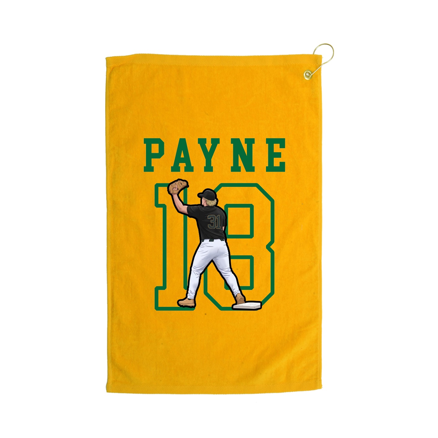 Golf Towel — Shirsey in Gold