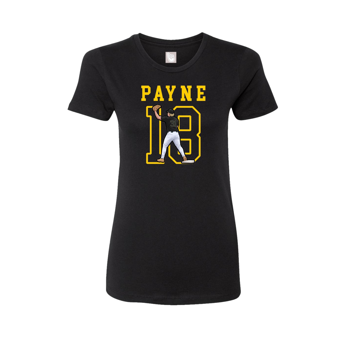 Fitted Women's Tee — Shirsey in Black