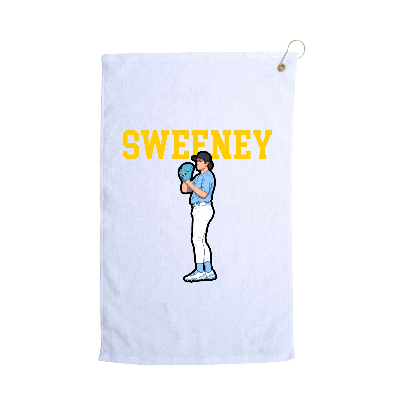 Golf Towel — Classic in White