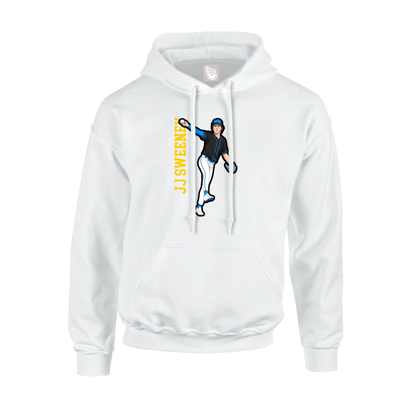 Youth Hoodie — Classic in White
