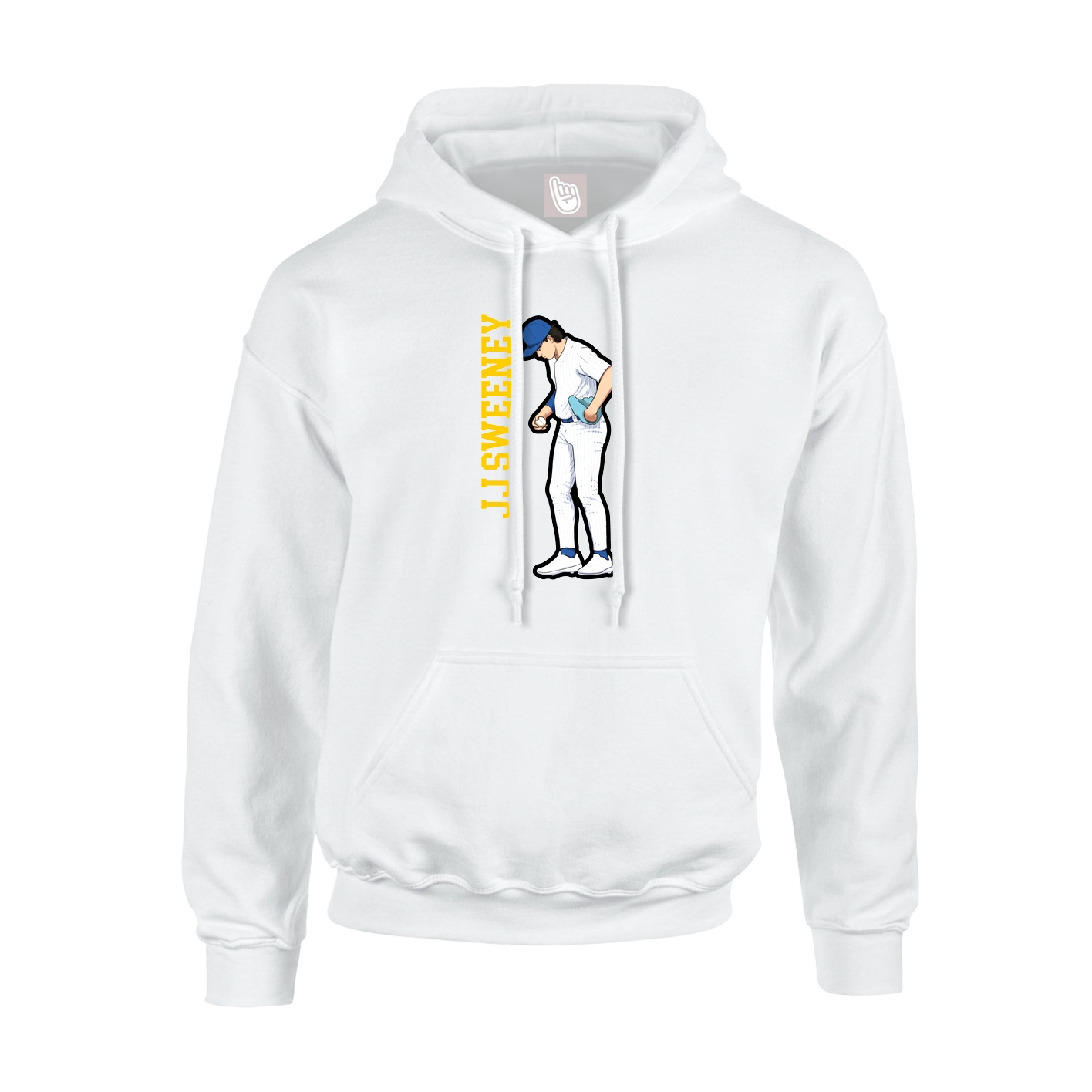 Hoodie — Classic in White