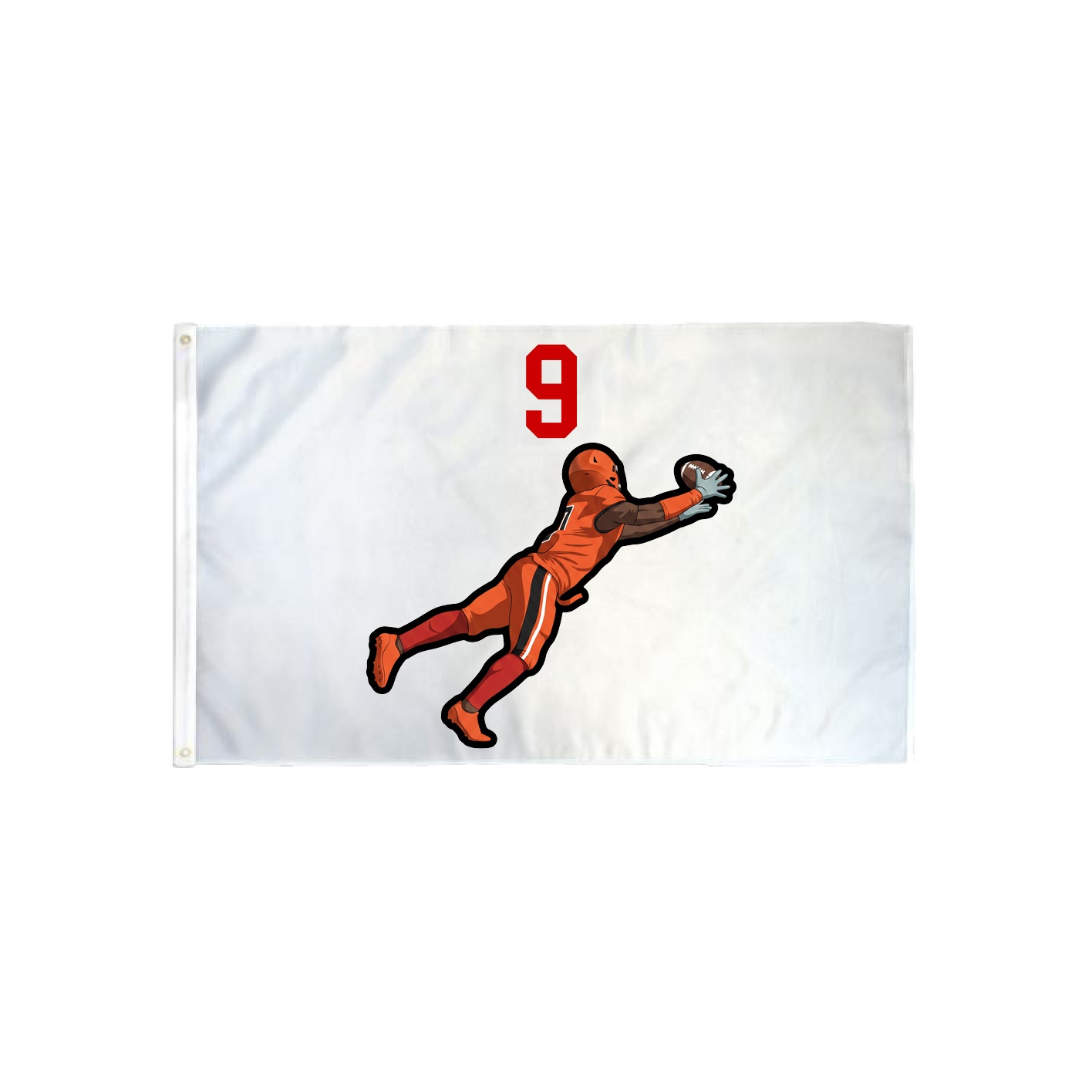 3x5 Flag — Number Top in Classic