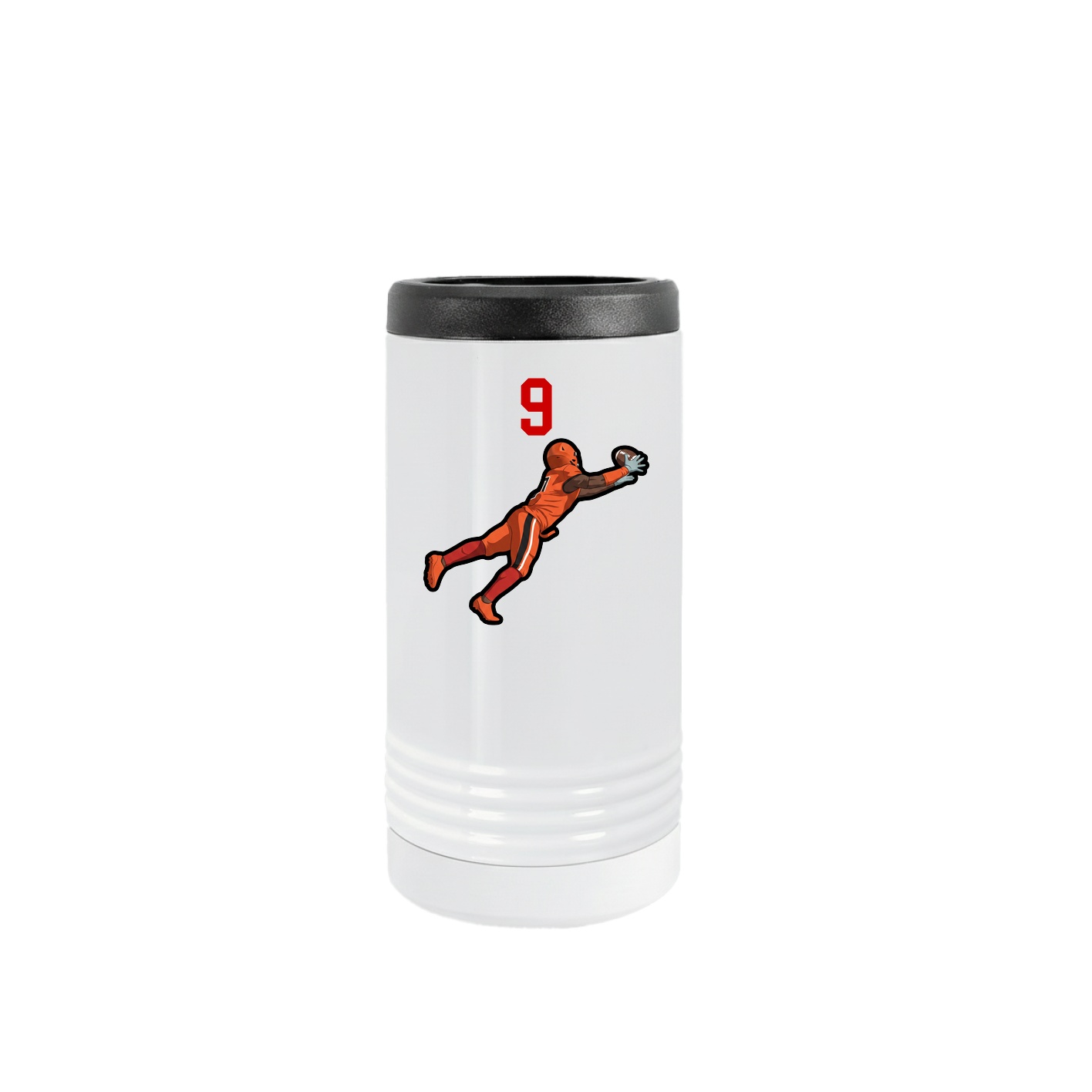 Slim Beverage Holder — Number Top in White