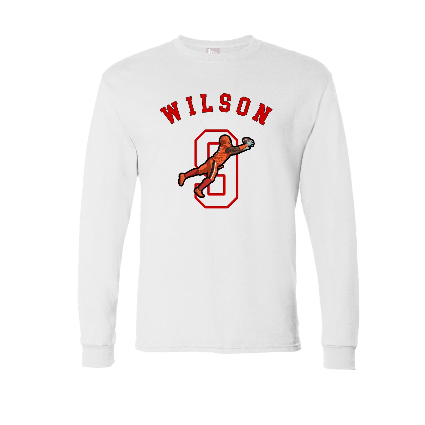Long Sleeve Tee — Shirsey Arch in White