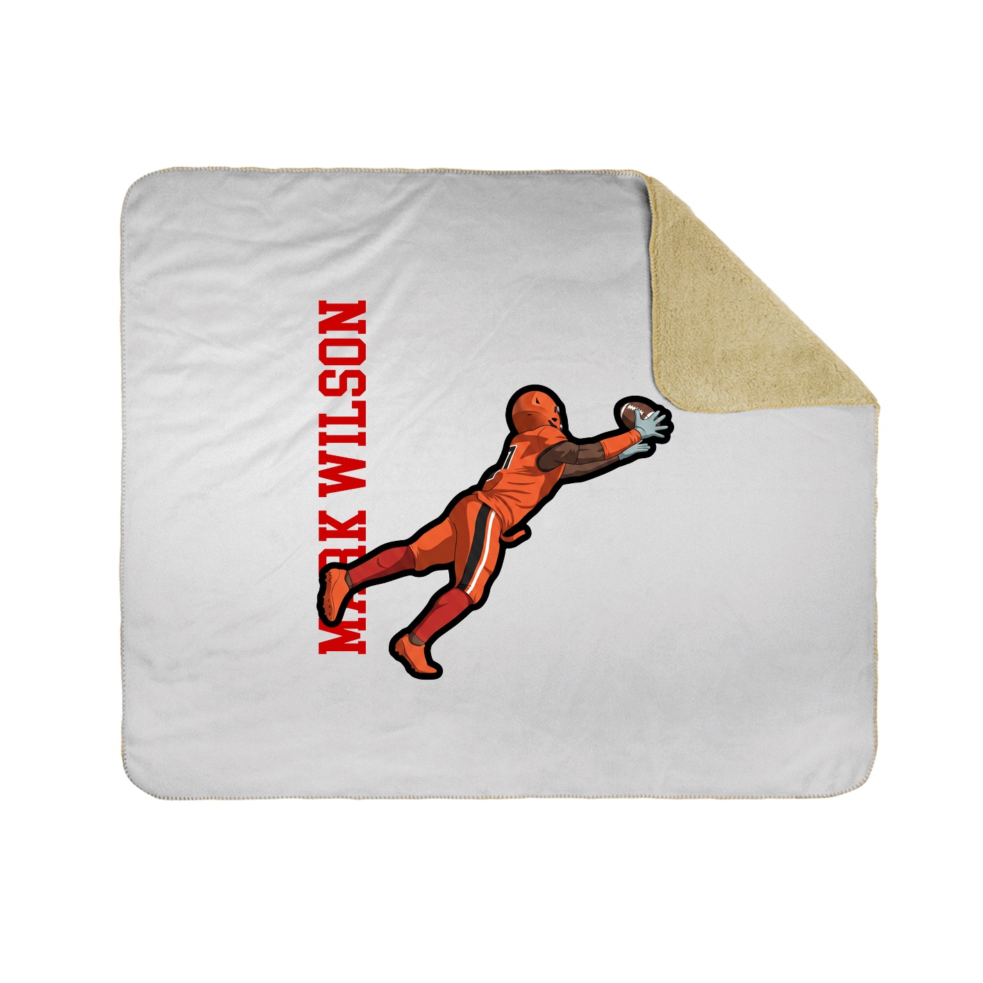 50x60 Sherpa Lined Throw Blanket