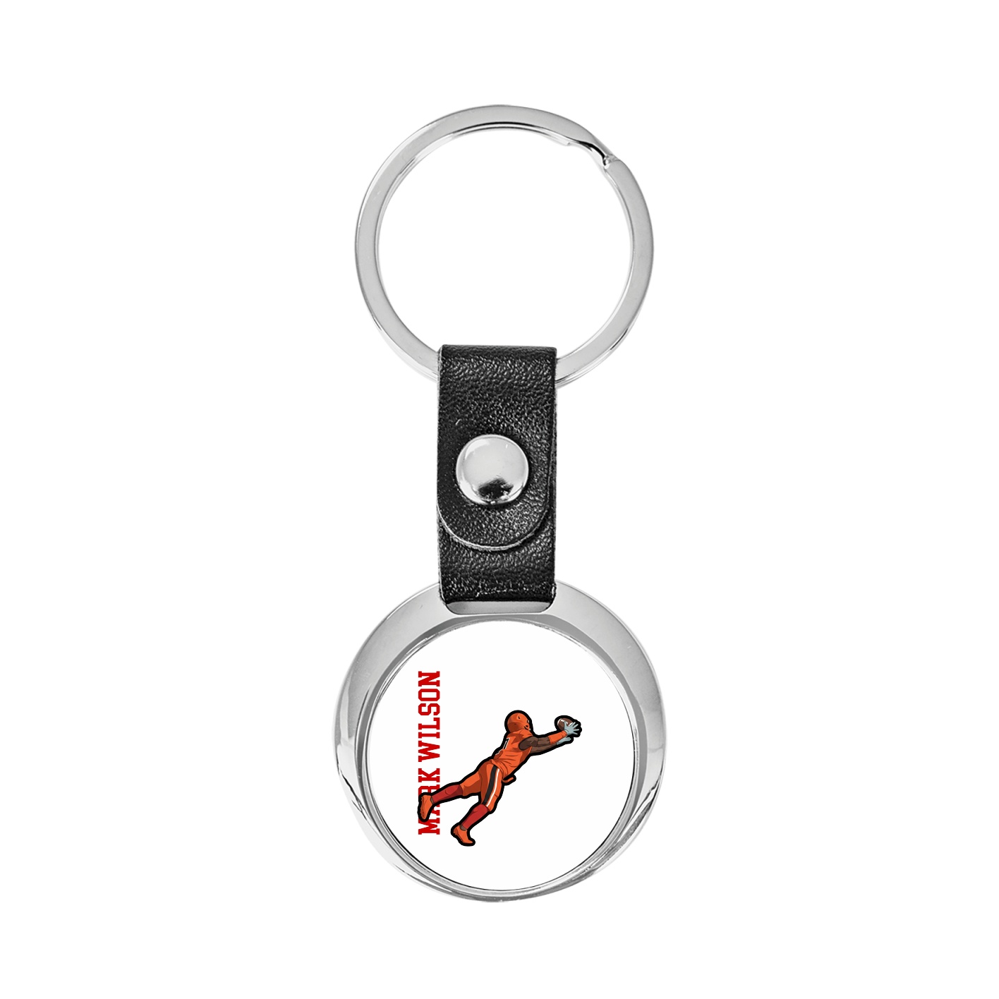 Key Chain — Name Vertical in Classic