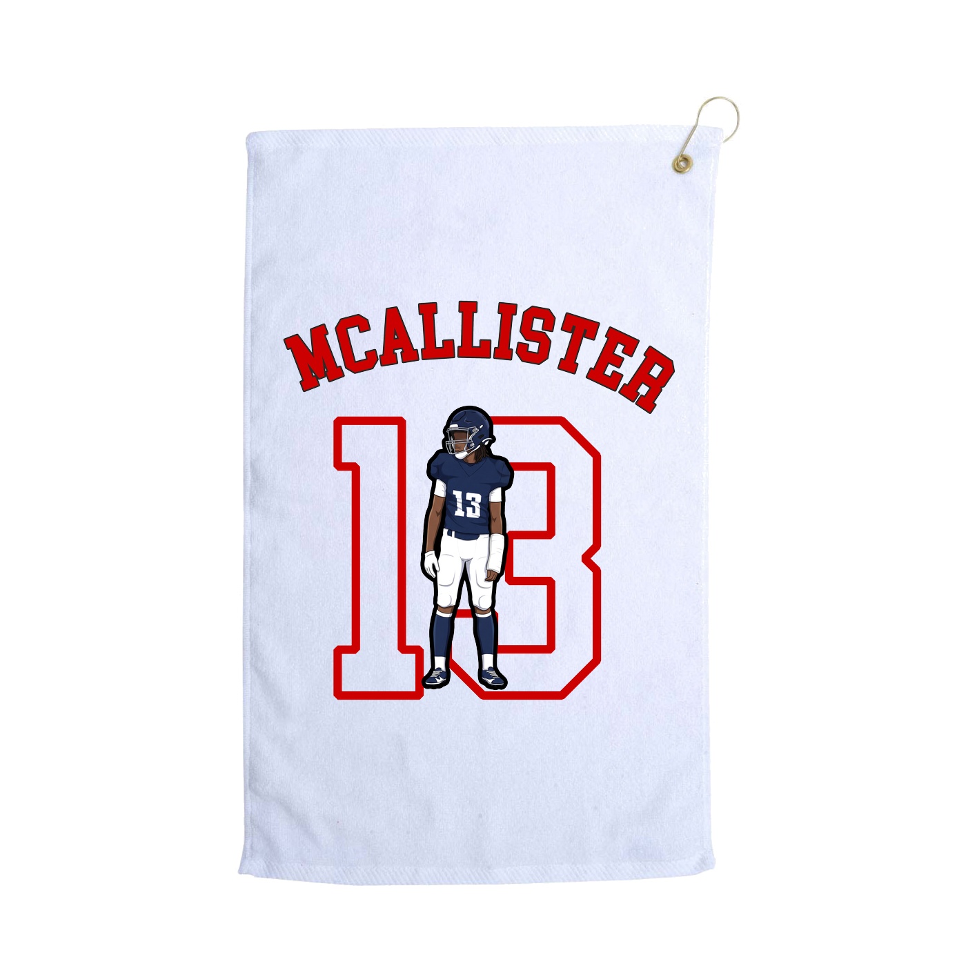 Golf Towel — Shirsey Arch in White