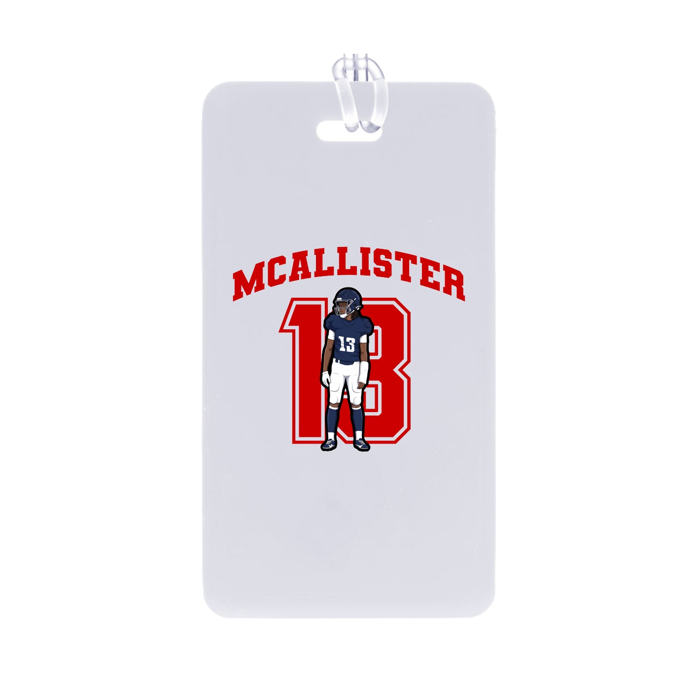 Bag Tag — Number in Classic