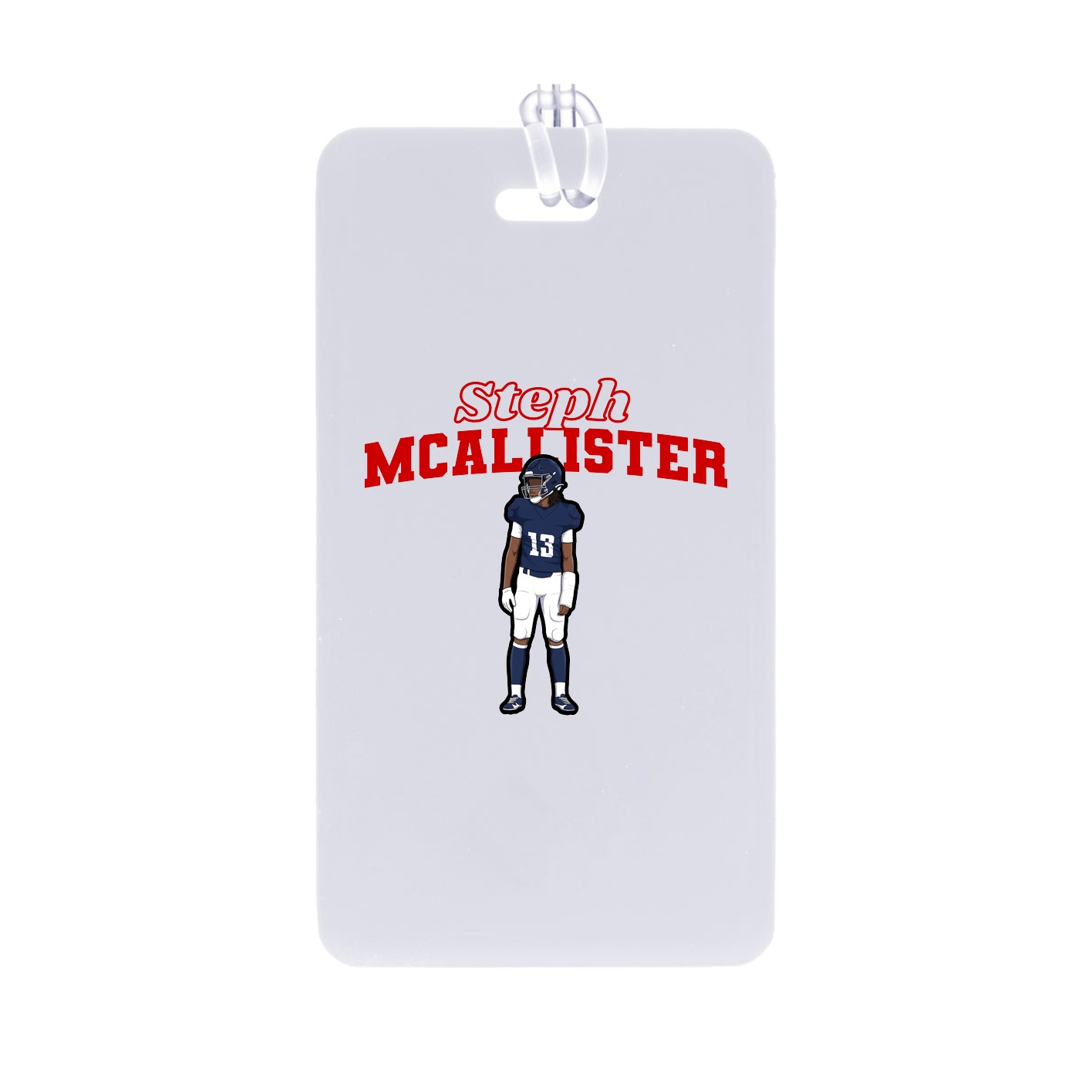 Bag Tag — Name Arch in Classic