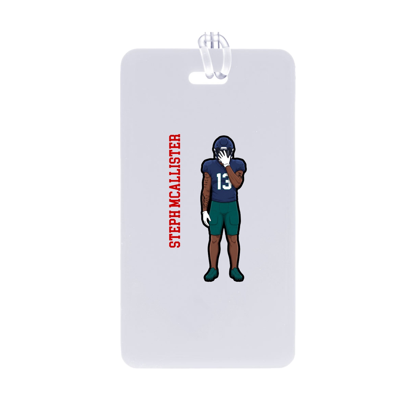Bag Tag — Name Vertical in Classic