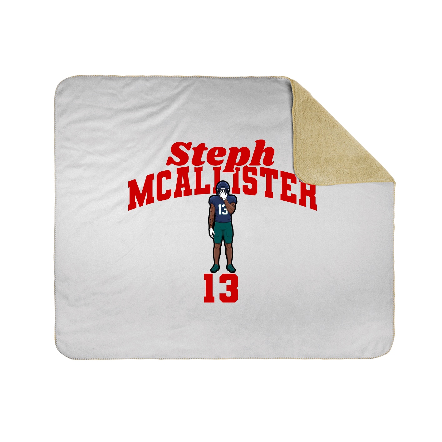 Throw Blanket — Signature Arch in White