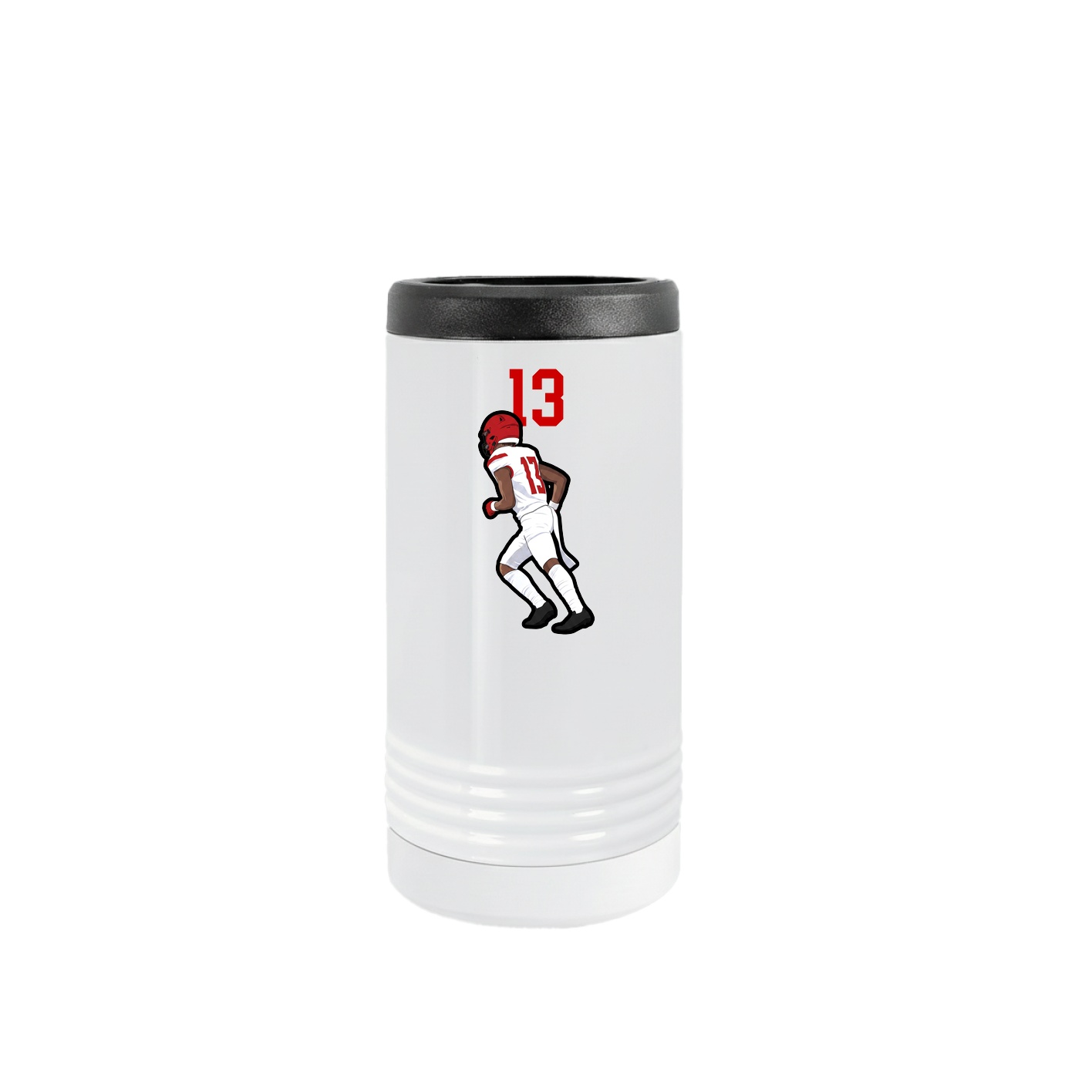 Slim Beverage Holder — Number Top in White