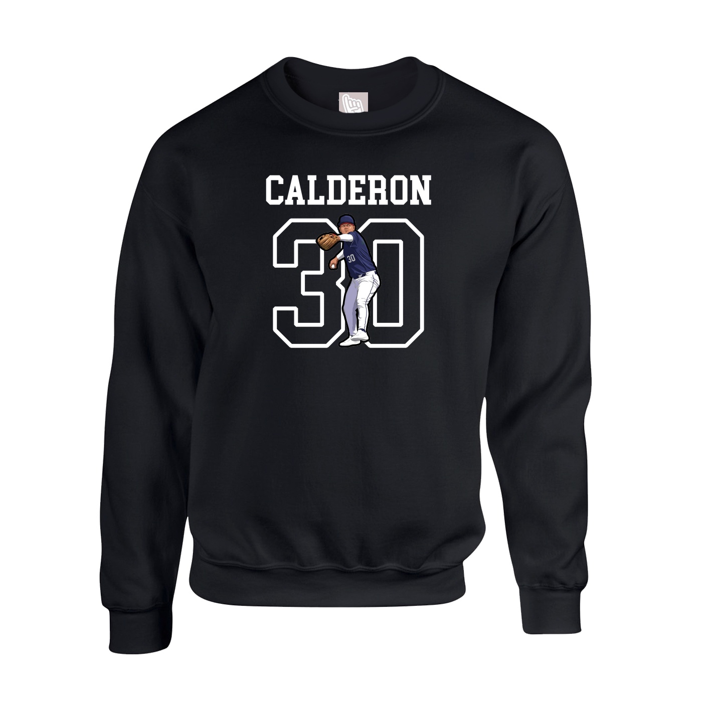 Fleece Crew — Shirsey in Black