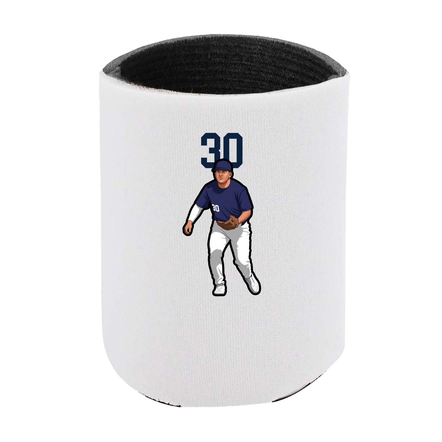 Can Holder — Number Top in White